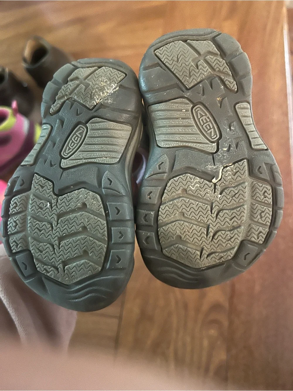 Keen Kids Striped Multicolor Closed-Toe Sandals